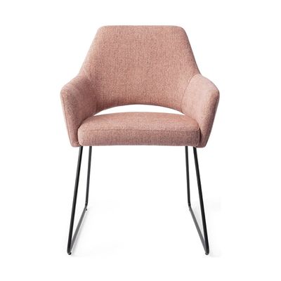 Jesper Home Yanai eetkamerstoel Pink Punch slide black
