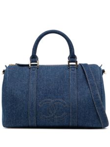 CHANEL Pre-Owned sac de voyage à logo CC (1997) - Bleu