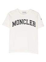 Moncler Enfant t-shirt en coton à logo imprimé - Blanc - thumbnail