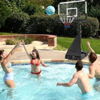 Basketbalhoepel met Verstelbare Hoogte 150-305 cm Basketbalstandaard op Wielen voor Volwassenen Kinderen Hoogwaardige PC Backboard
