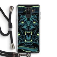 Cougar and Vipers: Samsung Galaxy J8 (2018) Transparant Hoesje met koord