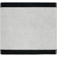 Cawö Cawo Lifestyle Splash Doubleface 7071 Gezichtsdoekje 30x30 platin/schwarz