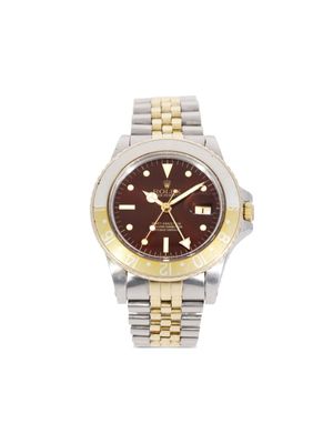 Rolex montre GMT Master 40 mm pre-owned (1981) - Marron