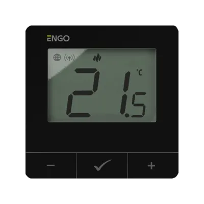 ENGO E25-230B -ZigBee/868MHz slimme thermostaat, 230V, Zwart