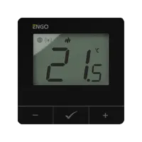 ENGO E25-230B -ZigBee/868MHz slimme thermostaat, 230V, Zwart