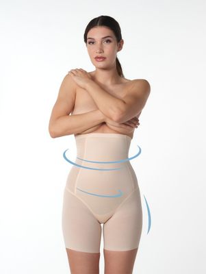 Poirier MP-50 High Waist Control Short Blush | Maat: L
