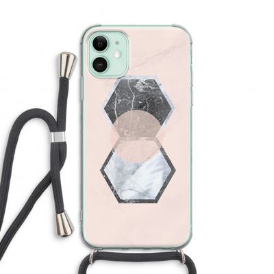 Creatieve toets: iPhone 11 Transparant Hoesje met koord