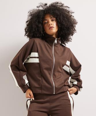 vest met hoge kraag vest met hoge kraag