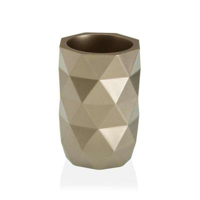 Tandenborstelhouder Versa DIAMOND Wit Hars (7,4 x 10,6 x 7,4 cm)