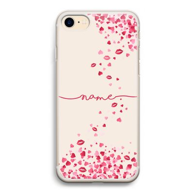 Hartjes en kusjes: iPhone 7 Transparant Hoesje
