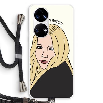 Mary Kate: Huawei P50 Transparant Hoesje met koord