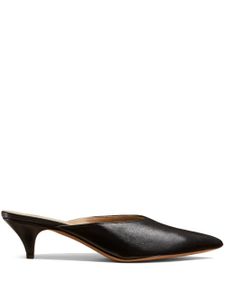 KHAITE mules The River 45 mm en cuir - Noir