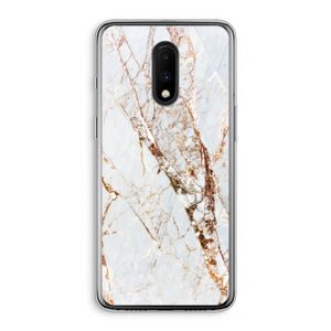 Goud marmer: OnePlus 7 Transparant Hoesje
