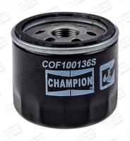 Oliefilter CHAMPION, u.a. für Renault, Dacia, Nissan, Piaggio, Fiat, Mitsubishi, Alpine, Opel, Lancia, ARO, Jeep, Vauxhall, Alfa Romeo, Ligier, Suzuki