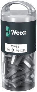 Wera 855/1 Z DIY 100 SiS schroevendraaierbit 100 stuk(s)