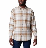 Columbia Cornell Woods™ Flannel LS Longsleeve T-Shirt Heren Dark Stone M