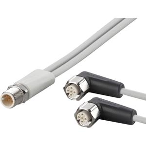 ifm Electronic EVF335 Verbindingskabel Aantal polen (sensoren): 4, 5 Stekker, recht, Bus, haaks 1 m 1 stuk(s)