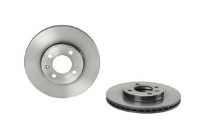 Remschijf COATED DISC LINE BREMBO, Remschijftype: Binnen geventileerd, u.a. für VW, Seat