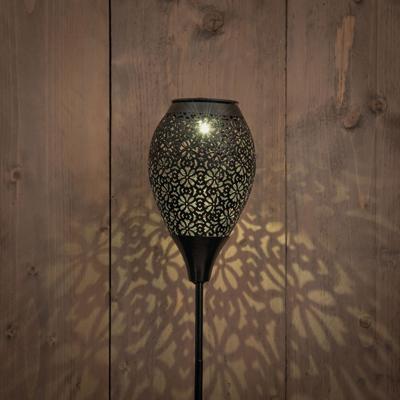 Solar fakkel metaal mat zwart - Annas collection