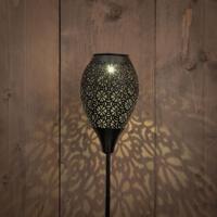 Solar fakkel metaal mat zwart - Annas collection