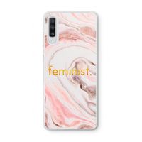 Feminist: Samsung Galaxy A70 Transparant Hoesje