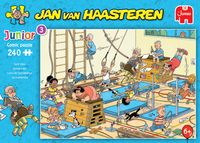 Jan van Haasteren Junior Apenkooien 240 stukjes - Kinderpuzzel - thumbnail