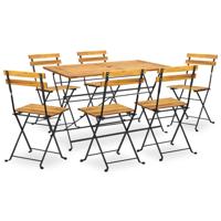 7-delige Tuinset inklapbaar massief acaciahout