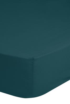 Good Morning Hoeslaken, Petrol - (90x220 cm) - Katoen Jersey