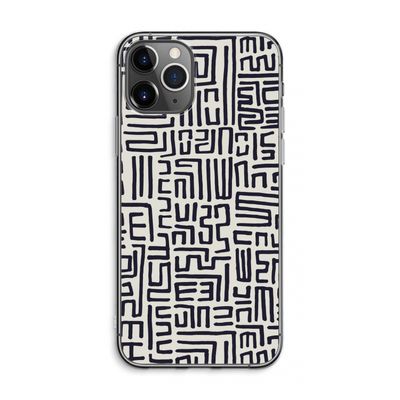 Moroccan Print: iPhone 11 Pro Max Transparant Hoesje