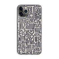 Moroccan Print: iPhone 11 Pro Max Transparant Hoesje