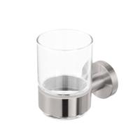Glashouder Geesa Nemox | Met glas | RVS geborsteld