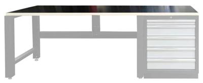 Superspark Grs werkbank mat rubber 100x70cm zw