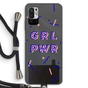 GRL PWR: Xiaomi Redmi Note 10 5G Transparant Hoesje met koord