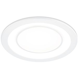 LED Spot - Inbouwspot - Trion Cynomi - 10W - Warm Wit 3000K - Rond - Mat Wit - Kunststof - Ø140mm