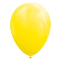 Globos Ballonnen Geel 30cm, 10st. - thumbnail