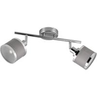 LED Plafondspot Chroom 2-Lichts Rond E14 Metaal