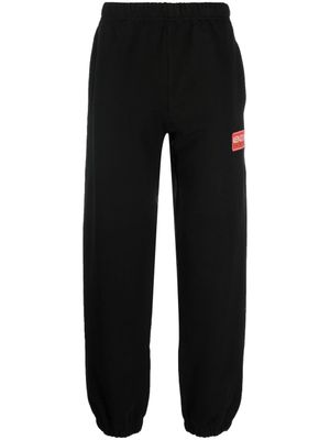 Kenzo pantalon de jogging à patch logo - Noir
