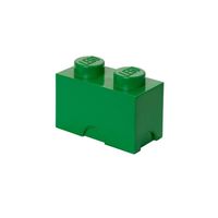 LEGO - Set van 2 - Opbergbox Brick 2, Groen - LEGO - thumbnail