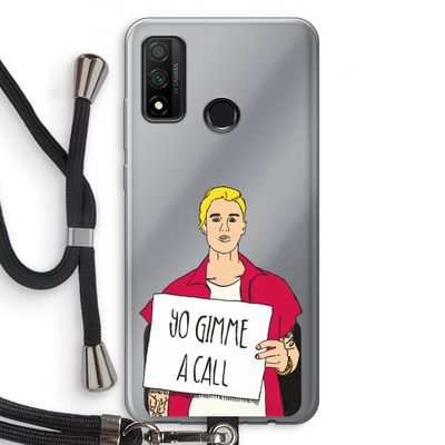 Gimme a call: Huawei P Smart (2020) Transparant Hoesje met koord