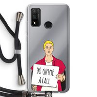 Gimme a call: Huawei P Smart (2020) Transparant Hoesje met koord
