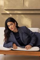 Dokus bnd pinstripe blazer - antraciet/dark blue - 13388