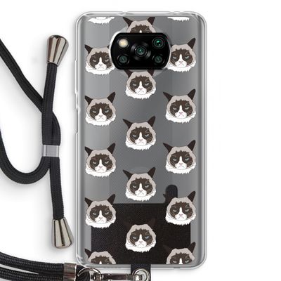 It's a Purrr Case: Xiaomi Poco X3 NFC Transparant Hoesje met koord