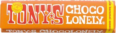 Tony&apos;s Chocolonely chocoladereep, 47g, karamel zeezout
