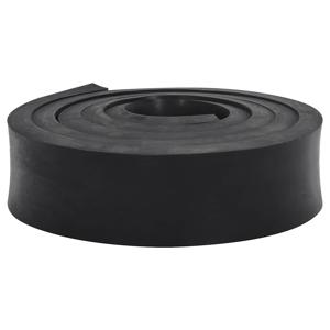 VidaXL Rubberen rand voor sneeuwploeg 250x8x2 cm zwart