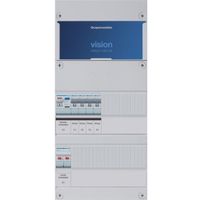 Groepenkast Hager VKG400D 4-groepenverdeler met hoofdschakelaar ALS 30mA/HACO/direct 1-fase