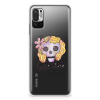 Silicone Back Case Xiaomi Redmi Note 10/10T 5G | Poco M3 Pro Boho Skull - thumbnail