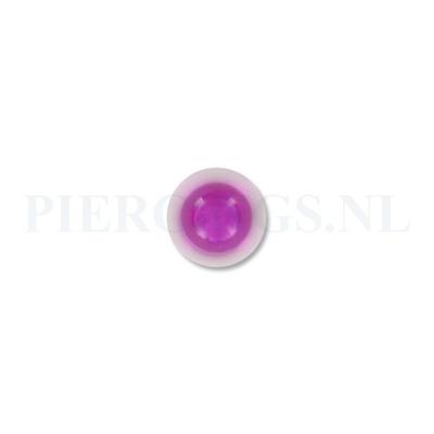 Balletje 1.6 mm acryl ufo paars 6 mm
