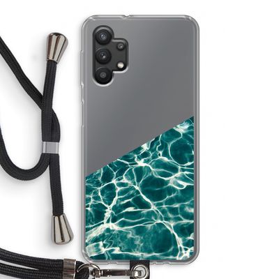 Weerkaatsing water: Samsung Galaxy A32 5G Transparant Hoesje met koord