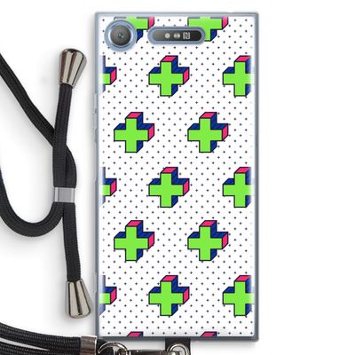 8-bit N°10: Sony Xperia XZ1 Transparant Hoesje met koord