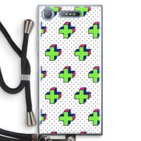 8-bit N°10: Sony Xperia XZ1 Transparant Hoesje met koord